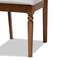 Baxton Studio Ramiro Modern and Contemporary Grey Fabric and Walnut Brown Finished Wood 7-Piece Dining Set 176-11373-10520-Zoro - alternate 7